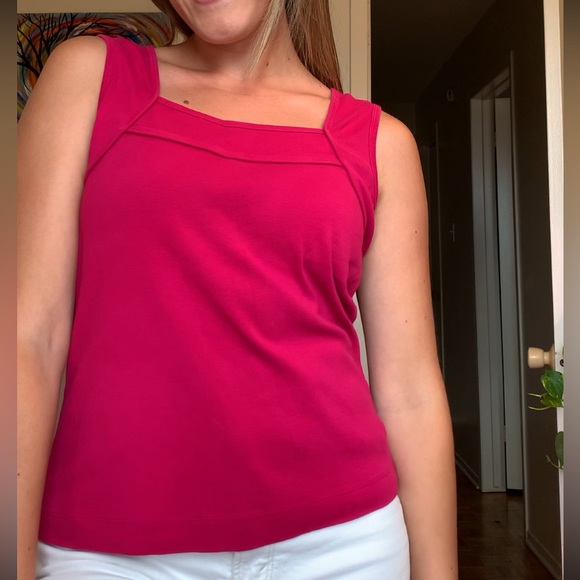 Magenta Pink Sleeveless Top - Barbie - Picture 2 of 4